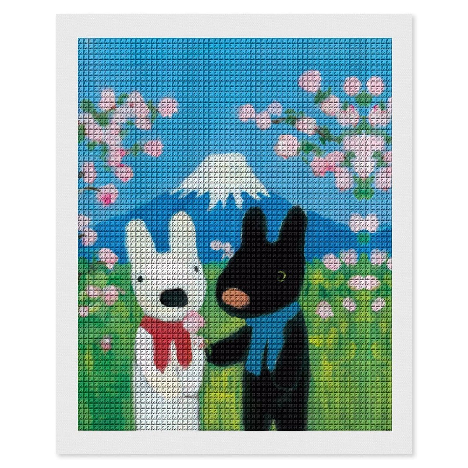 Amazon.co.jp: リサとガスパールダイヤモンドアートダイヤモンド絵画